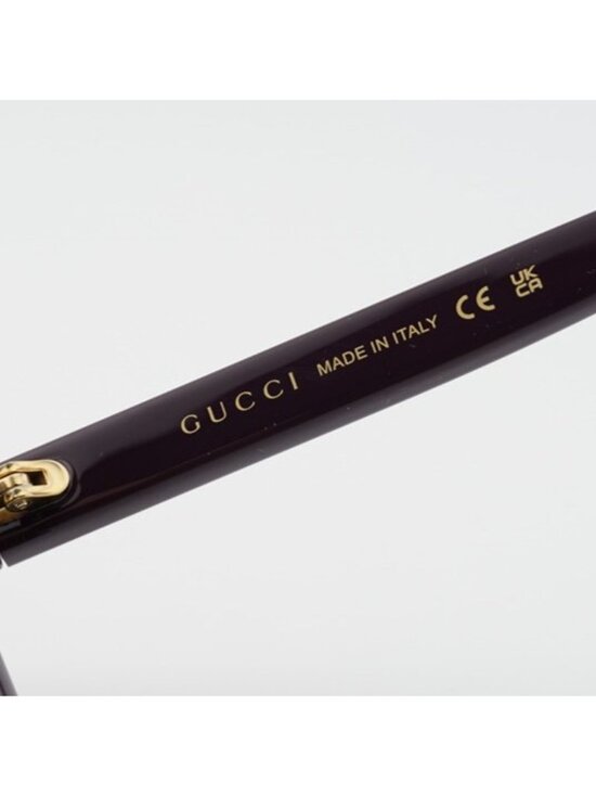 Gucci GG1984SK 004 Unisex Sunglasses Violet Square Frame, Grey Lenses main image 6